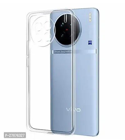 MobiCraft Zone Shockproof Crystal Clear Transparent Back Cover for Vivo X90-thumb0