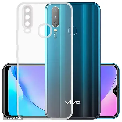 MobiCraft Zone Shockproof Crystal Clear Transparent Back Cover for Vivo Y12/Y15/Y17