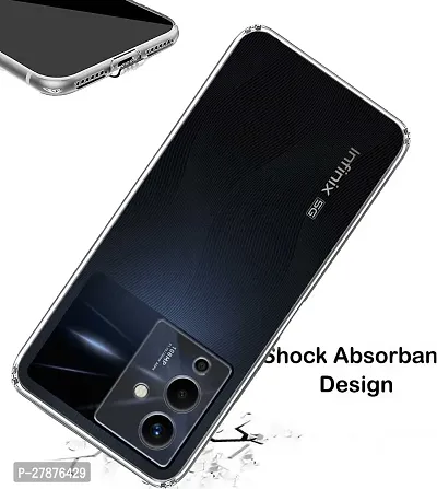 MobiCraft Zone Shockproof Crystal Clear Transparent Back Cover for Infinix Note 12 Pro 5G-thumb4