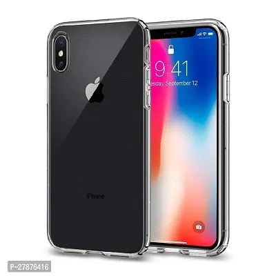 MobiCraft Zone Shockproof Crystal Clear Transparent Back Cover for iPhone XS Max-thumb3