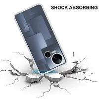 MobiCraft Zone Shockproof Crystal Clear Transparent Back Cover for Tecno Spark 10 5G-thumb3