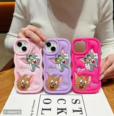 MobiCraft Zone Shock Proof 3D Cute Cartoon Full Protective Case Cover for iPhone 14 Plus - Purple-thumb5