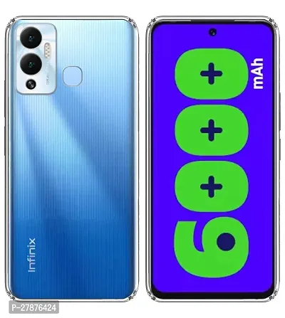 MobiCraft Zone Shockproof Crystal Clear Transparent Back Cover for infinix Hot 12 Play-thumb2