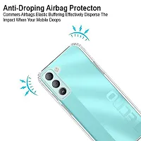 MobiCraft Zone Shockproof Crystal Clear Transparent Back Cover for Tecno POP 5 Lite-thumb3