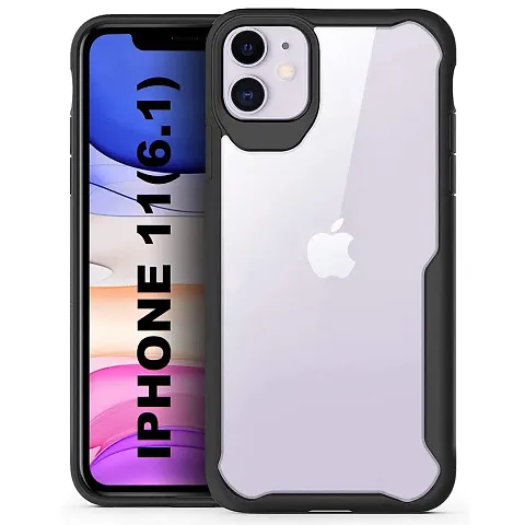 AE Mobile Accessories Back Cover for iPhone 11 Smoke Translucent Shock Proof Smooth Rubberized Matte Hard Back Case Cover with Camera Protection