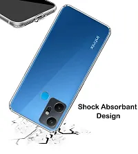 MobiCraft Zone Shockproof Crystal Clear Transparent Back Cover for Infinix Smart 6 Plus-thumb3