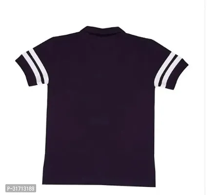 Stylish Purple Cotton T-Shirt For Kids-thumb2