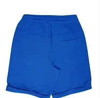 Elegant Blue Cotton Printed Shorts For Boys-thumb1