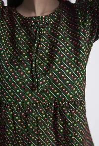 ALL YOURS Green  Multicoloured Regular Top-thumb2