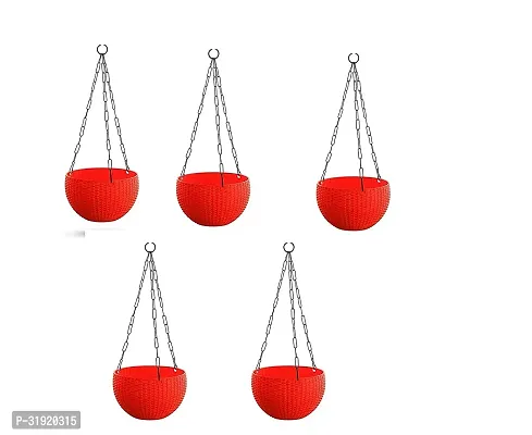 Plastic Hanging Flower Pot Pack of 5