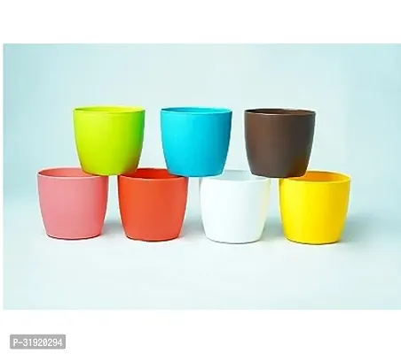 Plastic Flower Pot Set Pack of 7