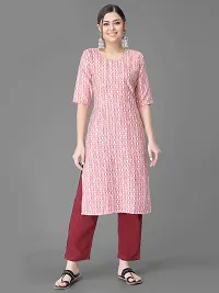 Stylish Peach Crepe Kurta Bottom Set For Women-thumb2