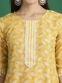 Elegant Printed Cotton Blend Kurta with Pant And Dupatta Set For Women-thumb3