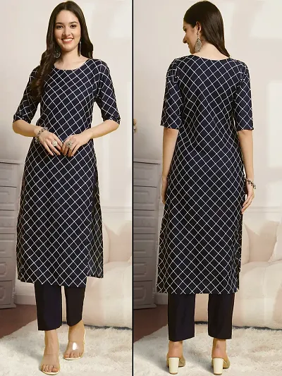 Amazing Crepe Kurta Set For Women