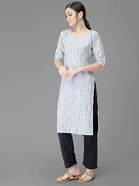 Stylish Grey Crepe Kurta Bottom Set For Women-thumb3