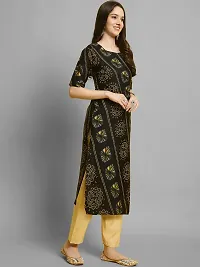 Elegant Crepe Printed Kurta with Bottom Set For Women-thumb4