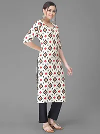 Elegant Crepe Printed Kurta with Bottom Set For Women-thumb3