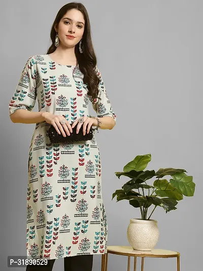 Elegant Crepe Printed Kurta with Pant Set For Women-thumb2