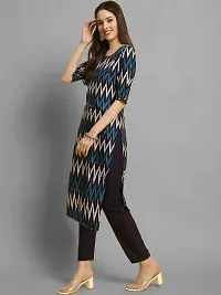 Elegant Crepe Zig Zag Kurta with Pant Set For Women-thumb4