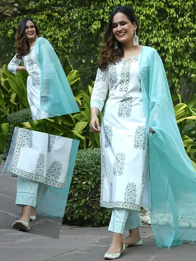 Designer Wedding Wear Rayon Kurta Pant And Dupatta Set