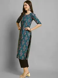 Elegant Crepe Printed Kurta with Pant Set For Women-thumb4