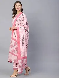 Elegant Printed Kurta with Pant And Dupatta Set For Women-thumb2