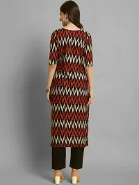 Elegant Crepe Zig Zag Kurta with Pant Set For Women-thumb3