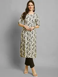 Elegant Crepe Printed Kurta with Pant Set For Women-thumb2