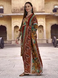 Attractive Multicoloured Printed Cotton Blend Kurta Pant With Dupatta For Women-thumb2