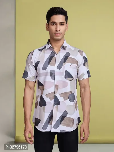 Fancy Cotton Blend Casual Shirt For Men-thumb2