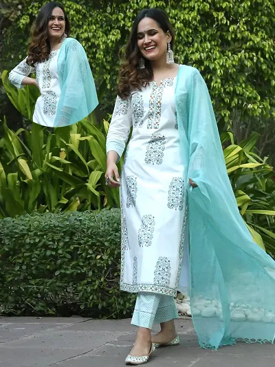 Designer Wedding Wear Rayon Kurta Pant And Dupatta Set