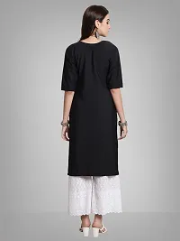 Stylish Black Crepe Kurta Bottom Set For Women-thumb2