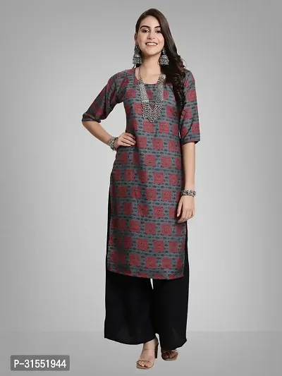 Stylish Multicoloured Crepe Kurta Bottom Set For Women-thumb2