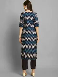 Elegant Crepe Zig Zag Kurta with Pant Set For Women-thumb3