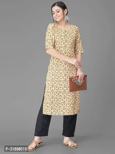 Elegant Crepe Printed Kurta with Pant Set For Women-thumb2