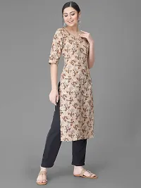 Stylish Crepe Printed Straight Kurta With Pant Set For Women-thumb4