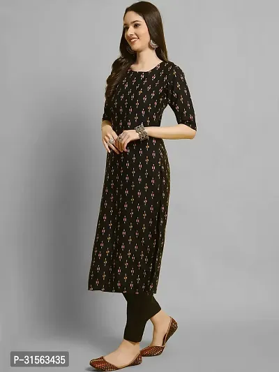 Elegant Crepe Printed Kurta with Pant Set For Women-thumb5