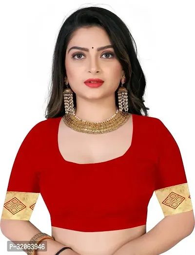 Elegant Art Silk Zari Woven Women Saree with Blouse piece-thumb5