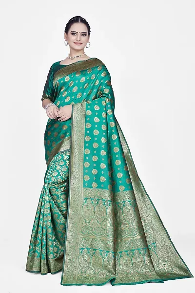 Stylish Art Silk Saree With Blouse piece