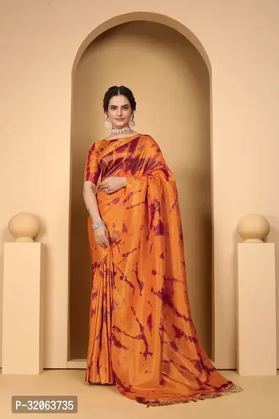 Elegant Art Silk Zari Woven Women Saree with Blouse piece-thumb0