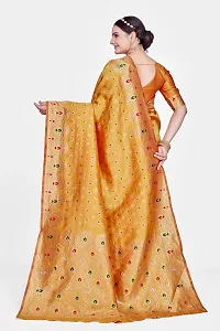 Elegant Art Silk Zari Woven Women Saree with Blouse piece-thumb1