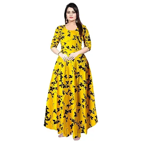 Stylish Rayon Gown For Women