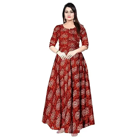 Fancy 100% rayon Ethnic Gowns 