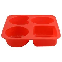 Silicon Soap Mold Mould, Red,  Pack of 1-thumb3