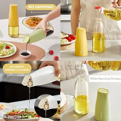 Automatic Oil Dispenser Bottle for Cooking Oil, Multicolor, 500 ml,  Pack of 1-thumb2