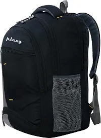 35L Casual Laptop Backpack For Office/School/Travel/Business | Weight Polyester Unisex Water Resistant Bagpack/Bag (Black)-thumb1