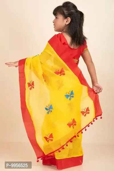 Classic Kids Cotton Sarees for Any Occasion-thumb3