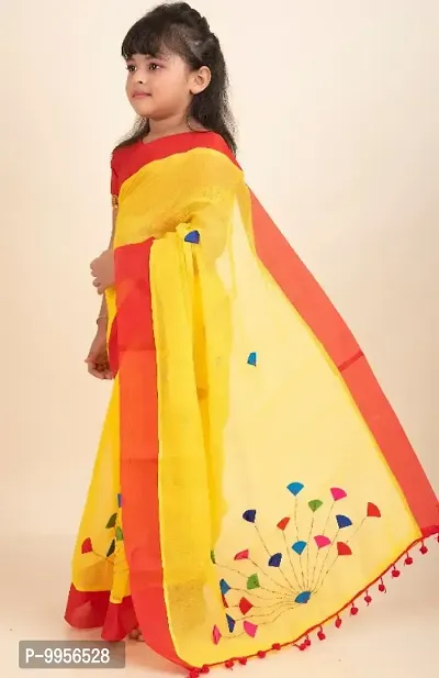 Classic Kids Cotton Sarees for Any Occasion-thumb2