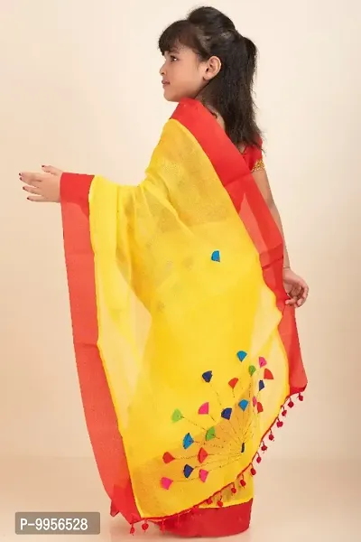 Classic Kids Cotton Sarees for Any Occasion-thumb3