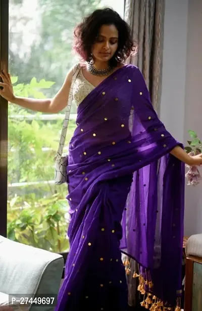 Classic Cotton Saree with Blouse piece-thumb0